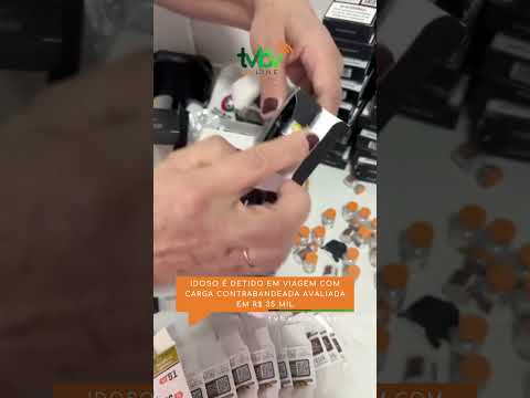 Idoso é detido em viagem com carga contrabandeada avaliada em R$ 35 mil