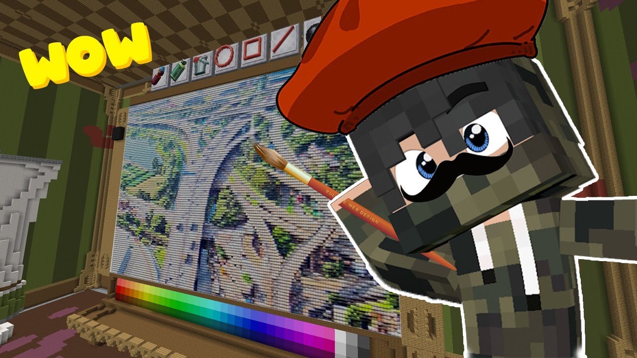 КАК ТАКОЕ МОЖНО БЫЛО НАРИСОВАТЬ!? Hypixel Pixel Painters