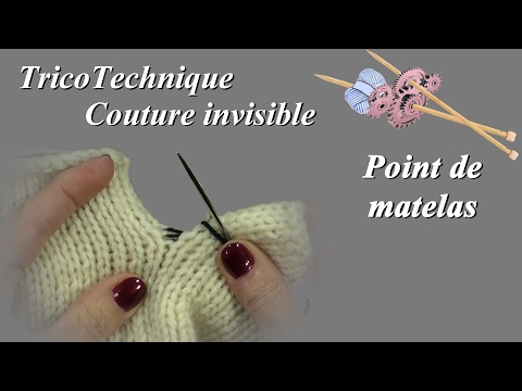 Vidéo: Comment Coudre Un Point Tricoté