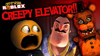 CREEPY ELEVATOR!!! (Annoying Orange Roblox)