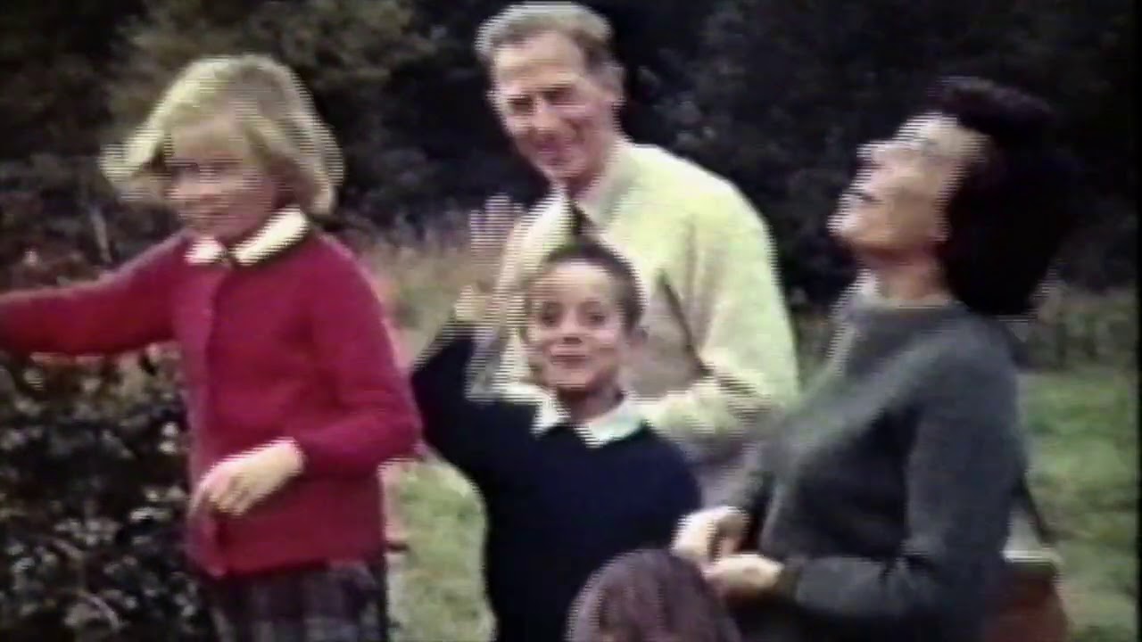 8mm film of a 50's English picnic