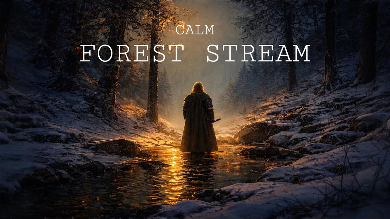 Medieval Fantasy Music for Focus & Relaxation | Calm Forest Stream