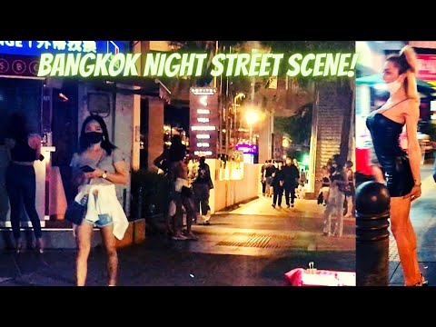 BANGKOK SUKHUMVIT SOI 11 | THERMAE CAFE NIGHT STREET SCENE | NIGHT WALKING TOUR | BANGKOK THAILAND