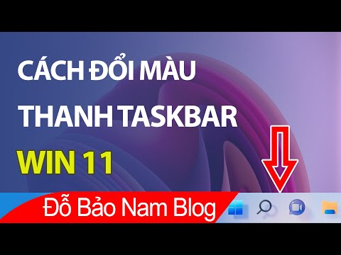 Video Cách đổi màu thanh taskbar Win 11 nhanh và đơn giản... - youtube