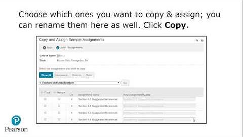 MyLab XL Copying and Assigning Sample Assignments Jan 2017