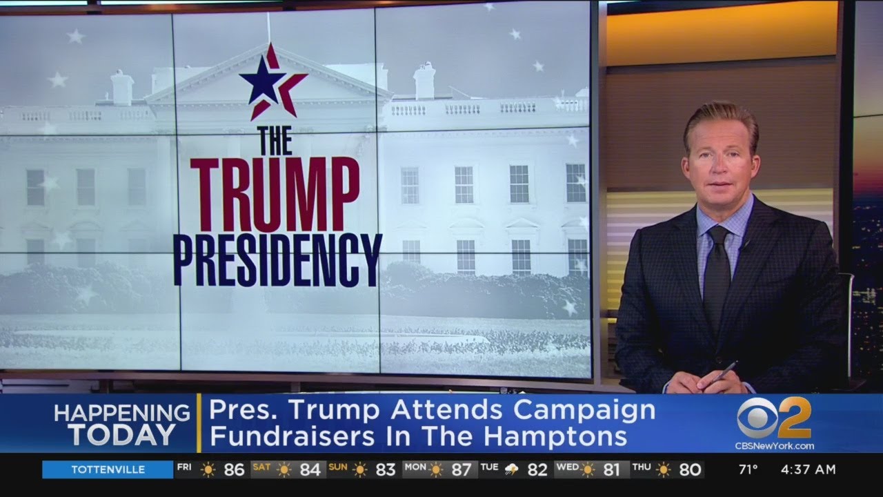 President Trump Heads To Hamptons