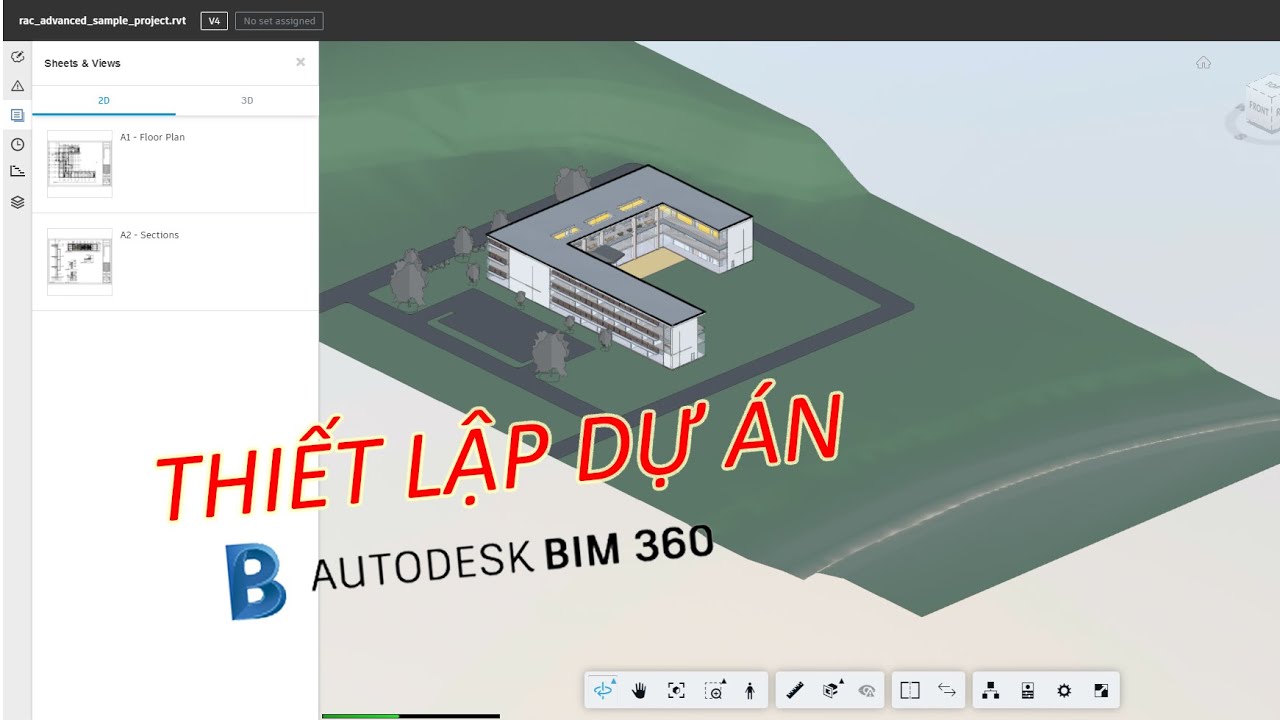 BIM 360 - 01 - HƯỚNG DẪN THIẾT LẬP DỰ ÁN CLOUD WORKSHARING - YouTube