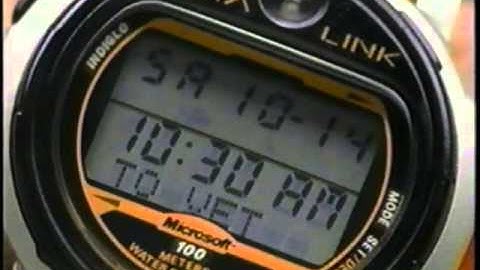 TIMEX DataLink Watch Commercial