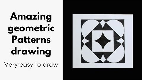 how to draw geometric patterns || geometric chart drawing || draw geometric square | Rangoli Designs