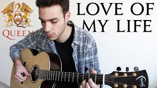 Video thumbnail of "Queen - Love Of My Life (Fingerstyle Guitar Cover)"