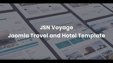JSN Voyage - Joomla Travel and Hotel template