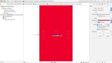 Video: App Hello Wolrd iOS 9 Xcode