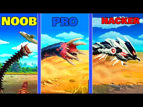 Death Worm - NOOB vs PRO vs HACKER