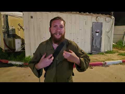 Words of thanks from one of the Holy soldiers Yirmi G performed for at the border of Gaza in Kesufim