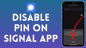 How to Disable PIN on Signal App (2024) | Turn Off PIN on Signal App