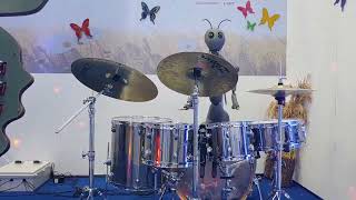 Robot drummer ANT plays Chinese Dance among The Nutcracker by Tchaikovsky