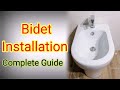 How to install bidet or bidet mixer complete guide plumbing  learning water bathroom guide