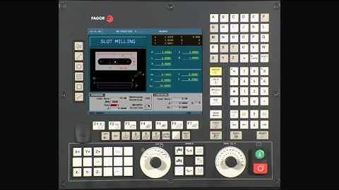 Fagor 8055i MC Training DVD : Slot Milling