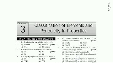 Aiims questions and solutions of classification of elements and periodicity in properties