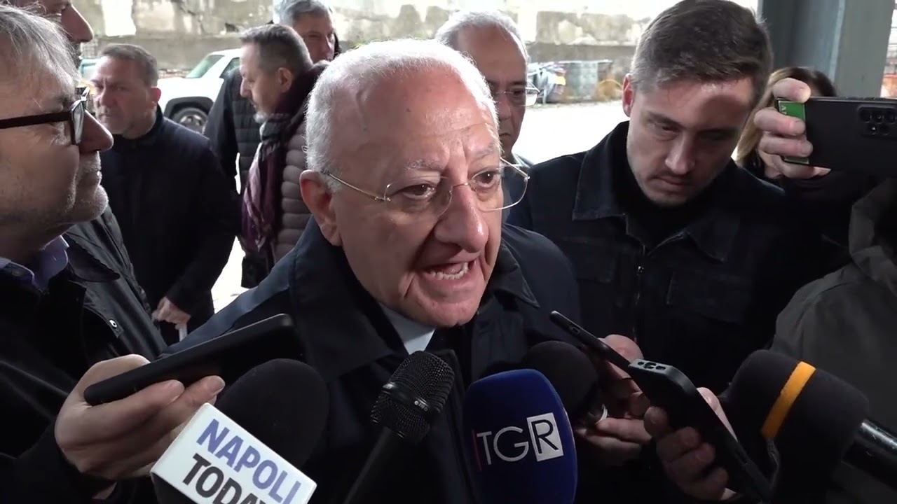 De Luca - Il punto con la stampa (26.11.25)