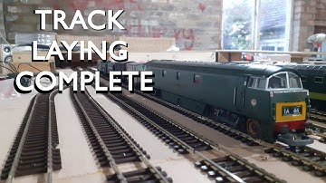 5. Laying Track on my 00 gauge railway - part 2 . plus a new lima Loco