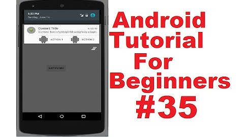 Android Tutorial for Beginners 35 # Creating Service Using IntentService