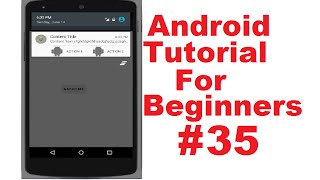 Android Tutorial for Beginners 35 # Creating Service Using IntentService