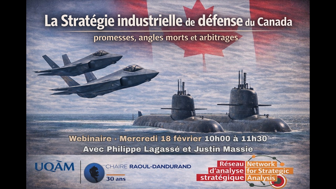 Webinaire - La Stratégie industrielle de défense du Canada : promesses ...