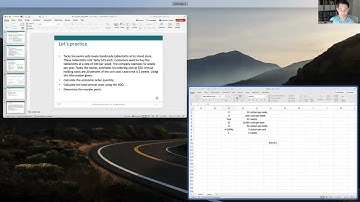 Economic Order Quantity (EOQ) inventory management problem in Excel