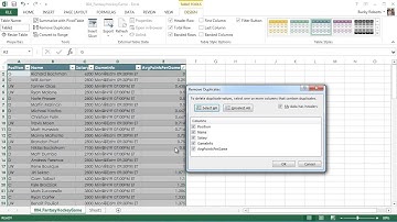 Microsoft Excel 2013 Tutorial - 10 - Total Row and Sorting Tables