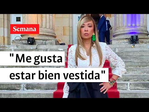 Katherine Miranda responde a los rumores sobre su vestido en posesión de Petro