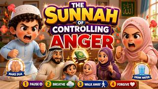 Islamic anger management story for kids 😡 | Little Deen Kids