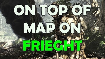 COD Ghosts Glitches - On Top of the Map Glitch On Freight *SOLO* (Great for infected!)