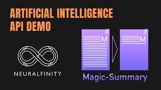 Celebrity Artificial Intelligence - Demo of Neuralfinity's Text-Summary API Profile