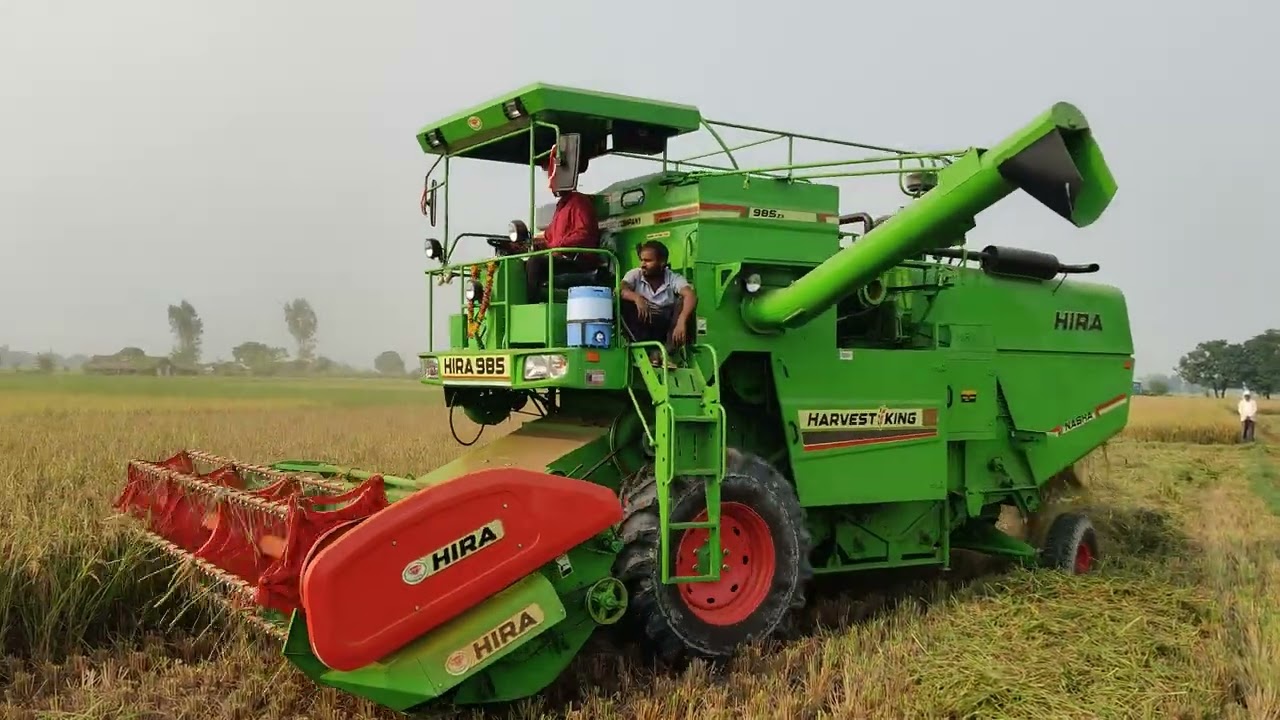 Hira 985 combine harvester #model2024sep #nabha #hiracombine #nepal #kapilvastu