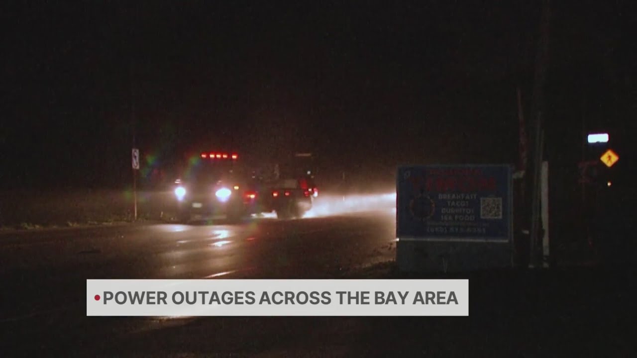 Power outages reported across Bay Area Wednesday morning - YouTube