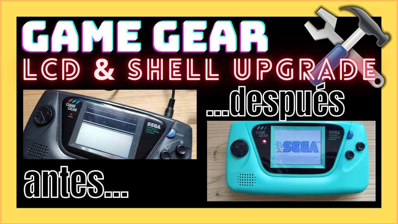 Sega GAME GEAR LCD screen replacement 🧰 (Pantalla LCD v.3 Aliexpress y