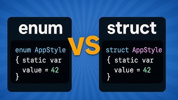 Enum or Struct for static in Swift? Best Practices for iOS development