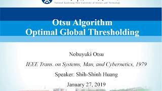 quarter DIP Otsu Algorithm Optimal Global Thresholding