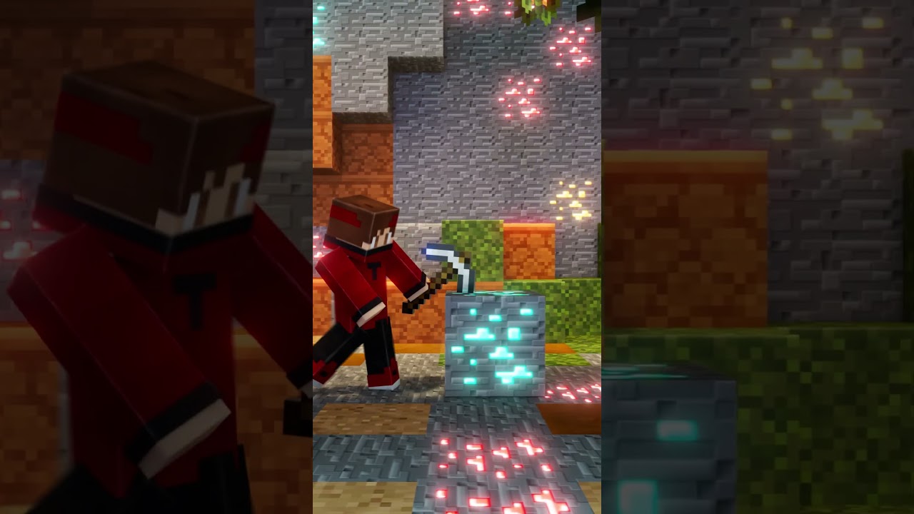 Plus je casse des blocs et plus Minecraft devient réaliste !