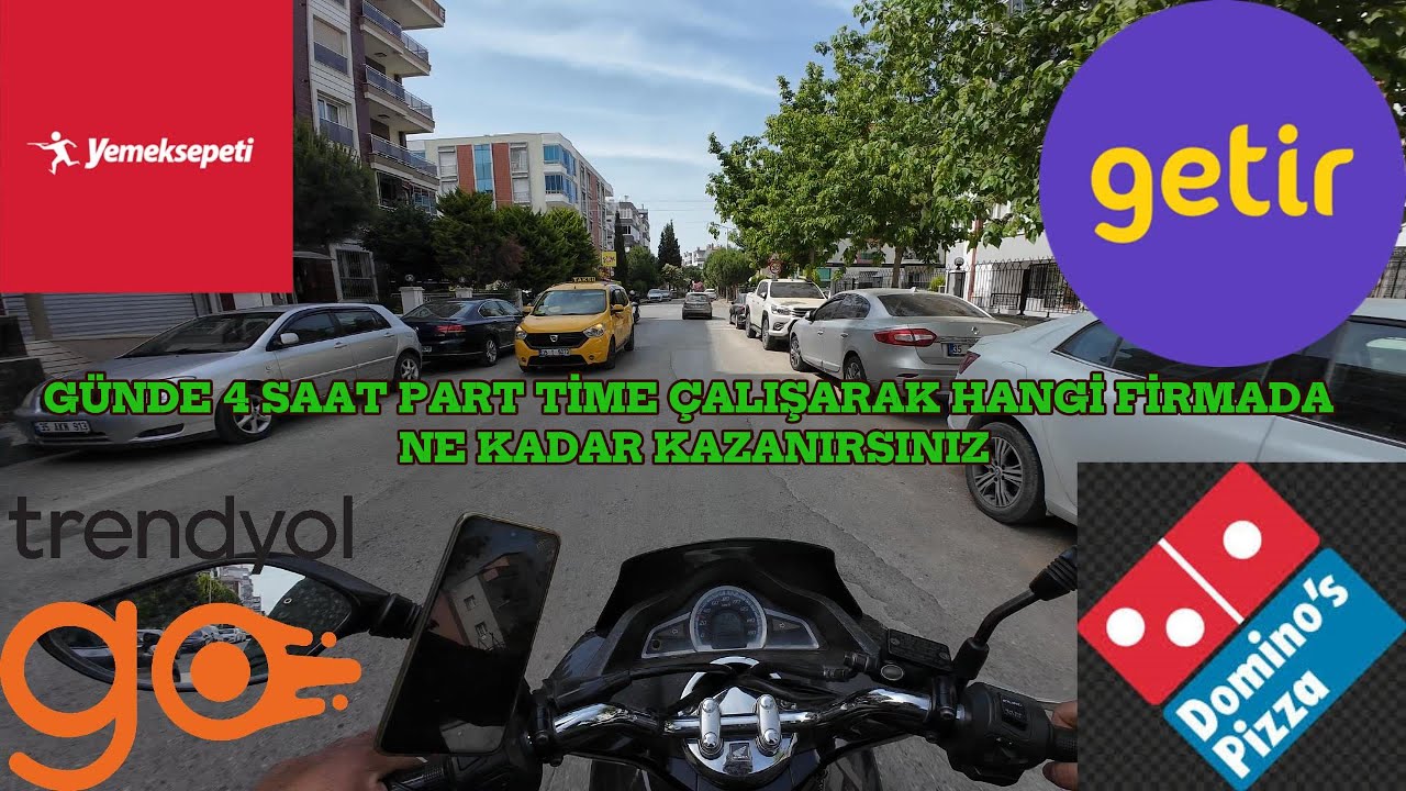 Part Time Hangi Firma Ne Kadar Kazandırır/Kuryelik