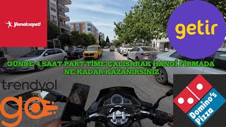 Part Time Hangi Firma Ne Kadar Kazandırırkuryelik