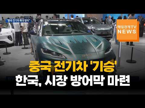 중국 전기차 확대에…전세계 방어막 마련에 한국도 동참