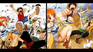 Oda vs Boichi - one piece manga art style