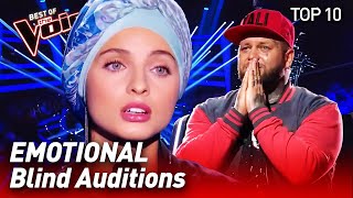 Vignette de la vidéo "TOP 10 | MOST EMOTIONAL Blind Auditions in The Voice that made the Coaches cry"