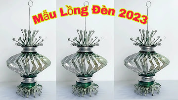 DIY|Tự Làm Lồng Đèn Trung Thu Mẫu Mới 2023 Tự Xoay-Từ Lon Phế Liệu