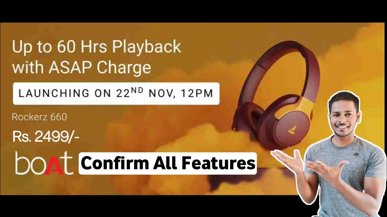 Boat Rockerz 660 Headphone 🔥 | All Features and Specifications | Confirm Launch Date Price | 60Hour⚡