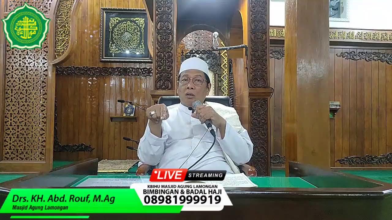 Kajian Maghrib oleh Drs KH Abdul Rouf,M.Ag - YouTube