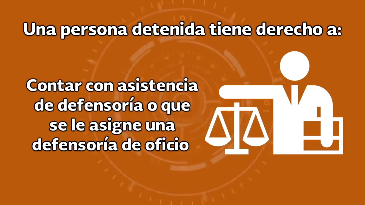 Cartilla de Derechos que Asisten a las Personas en Detención - YouTube