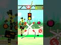 踏切アニメ おどるふみきりたち Railroad Crossing and train 電車 カンカン